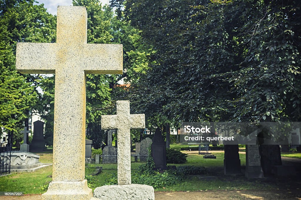 Friedhof graves - Lizenzfrei Alt Stock-Foto