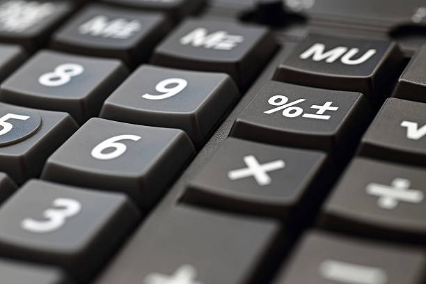 Calculator Keypad stock photo