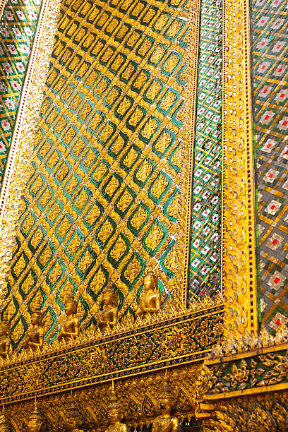 istock Mosaic at wall of Phra Mondop 187047291