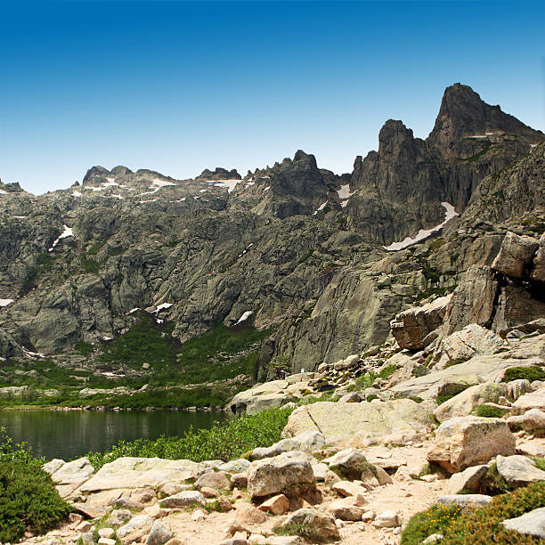 Lake Melo, Gorges de la Restonica, Corsica, France.