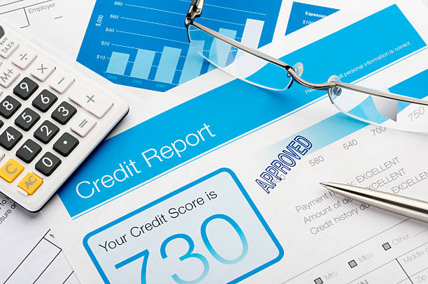 istock Approved Credit report form 187047386