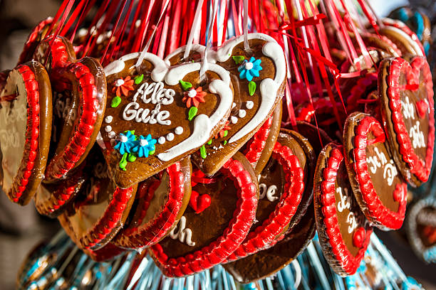 istock Gingerbread hearts at the Beer Fest 187047649