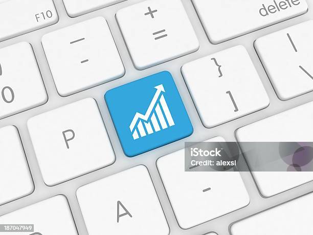 Foto de Aplicação De Negócios e mais fotos de stock de Aplicação móvel - Aplicação móvel, Azul, Botão - Peça de Máquina