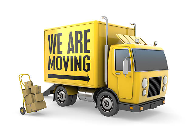 estamos mudando. - moving van moving office moving house truck - fotografias e filmes do acervo