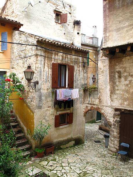 istock Idyllic backyard in Rovinj, Croatia 187049158