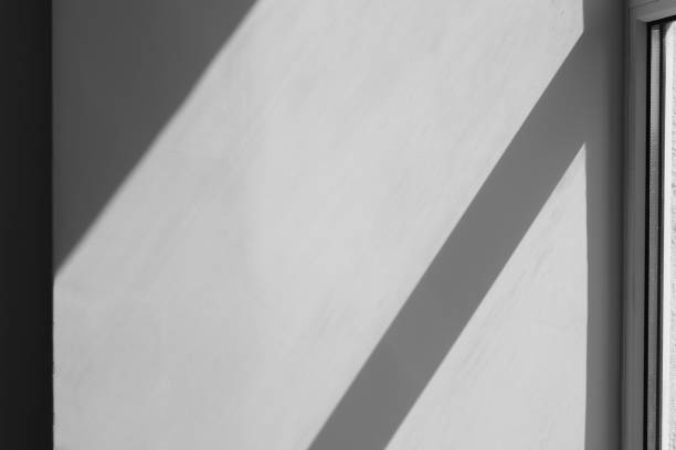 istock Shadow from window on beige wall indoors 1870512915