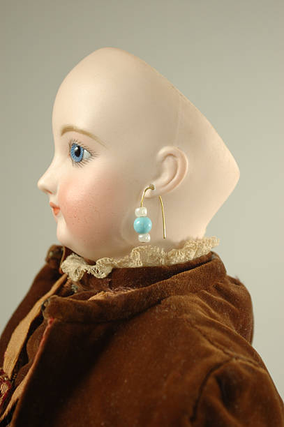 French  Doll in Profile, 19th Century