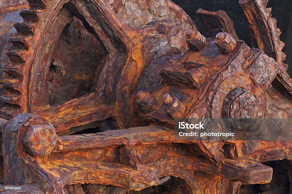 rusty Motor industrial - Foto de stock de Abandonado libre de derechos