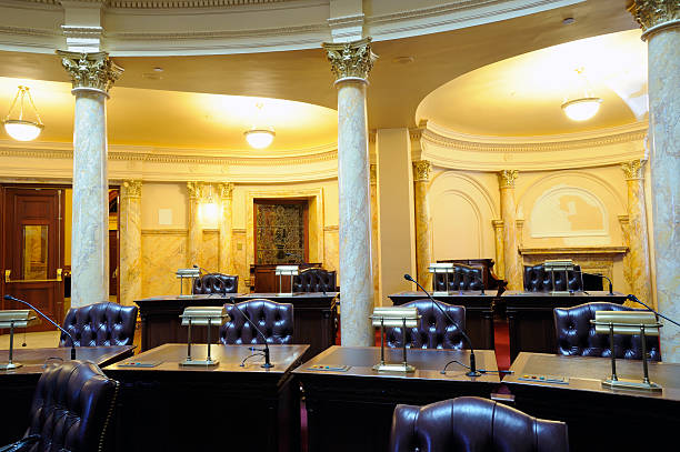 istock Senate Chamber of New Jersey Capitol 187055189