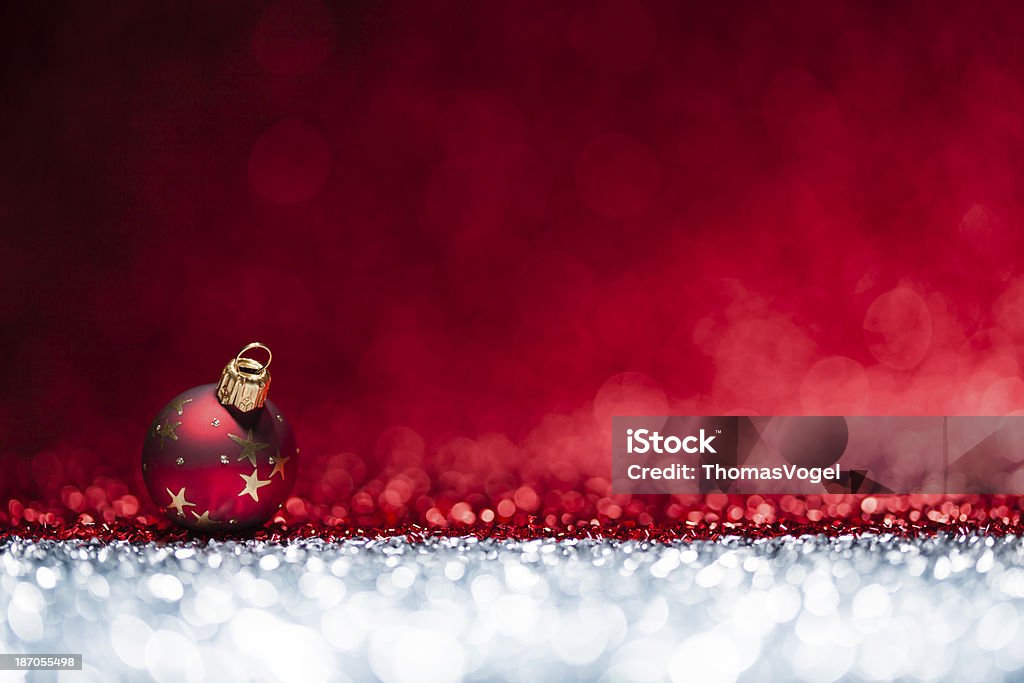 Christmas Bauble - Star Red Bokeh Defocused Decoration Gold http://thomasvogel.eu/istock/is_christmas.jpg Blue Stock Photo