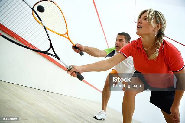 Miąższ Gry - zdjęcia stockowe i więcej obrazów Racquetball - Racquetball, Rozmazanie ruchu, Sport