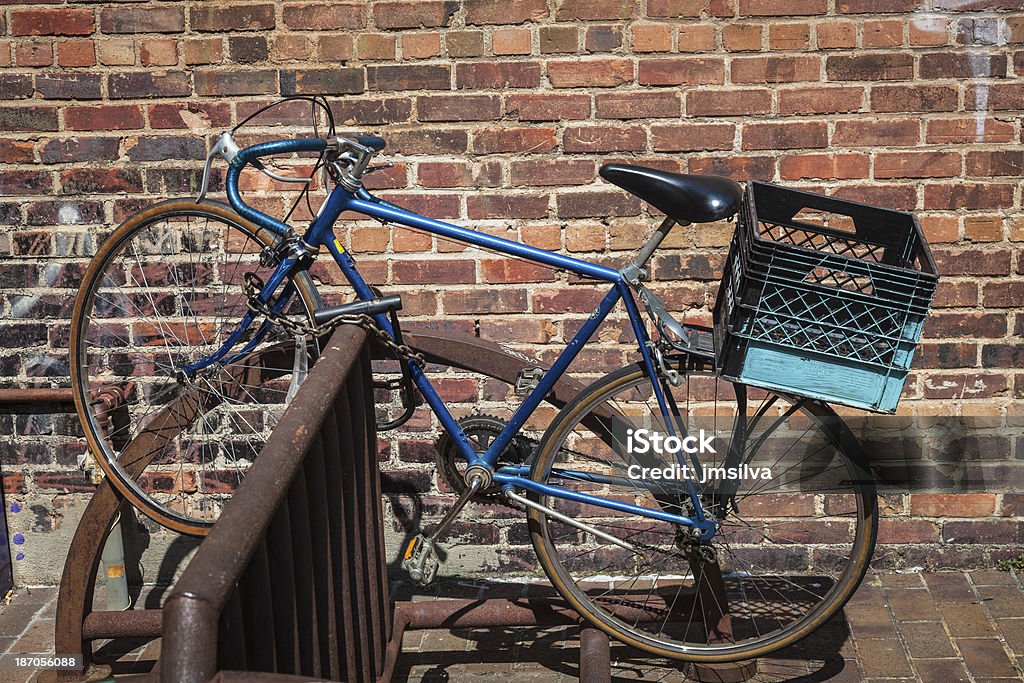De bicicleta - Foto de stock de Antigo royalty-free