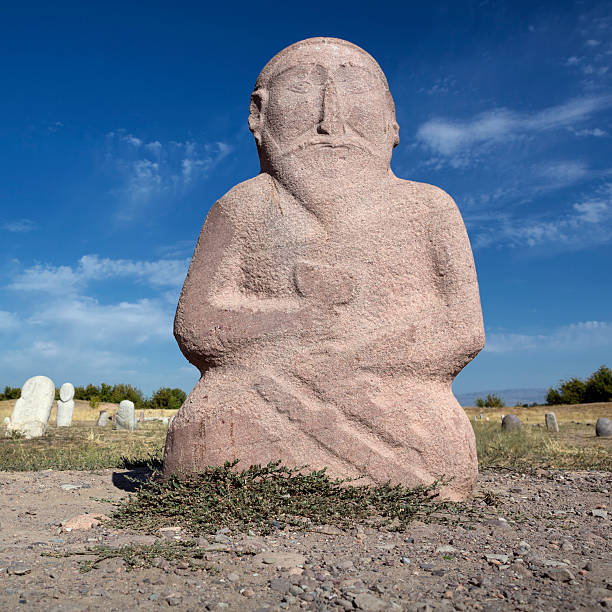 istock Ancient Balbal From 6th Century in Balasagun, Kyrgyzstan 187056341