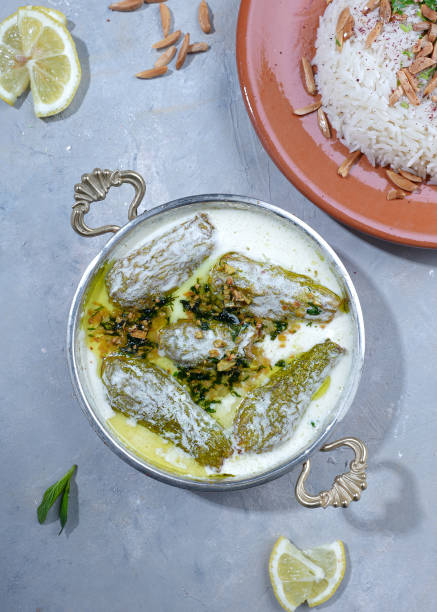 istock Various cooked meals, such as kebab, stuffed zucchini, grilled meat, kibbeh, and some rice 1870575265