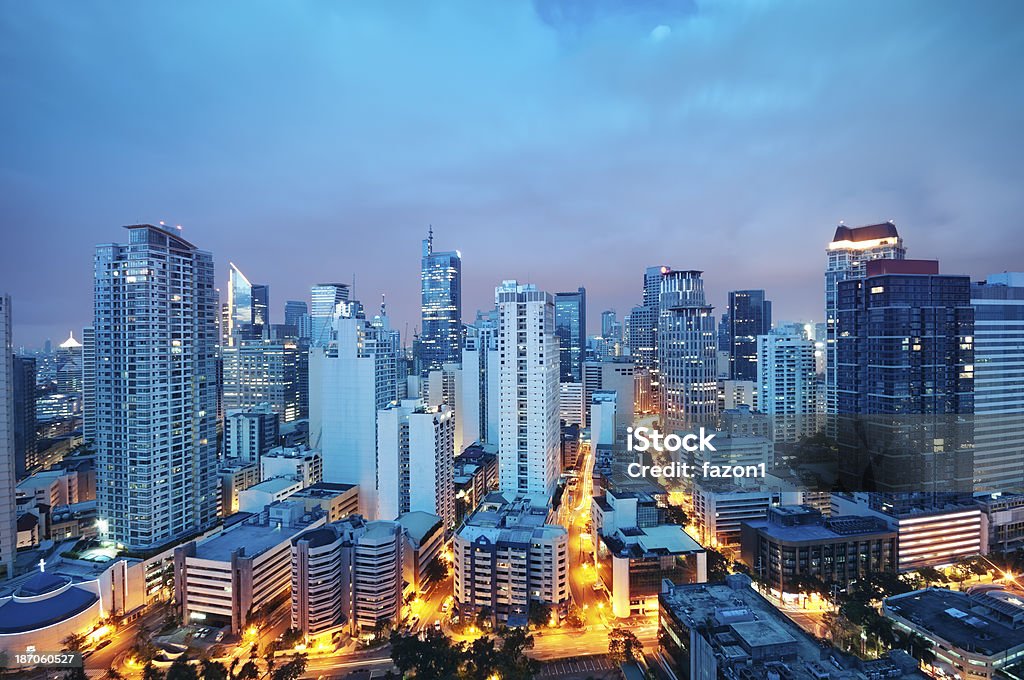 Ciudad de Makati (Manila, Filipinas) - Foto de stock de Filipinas libre de derechos