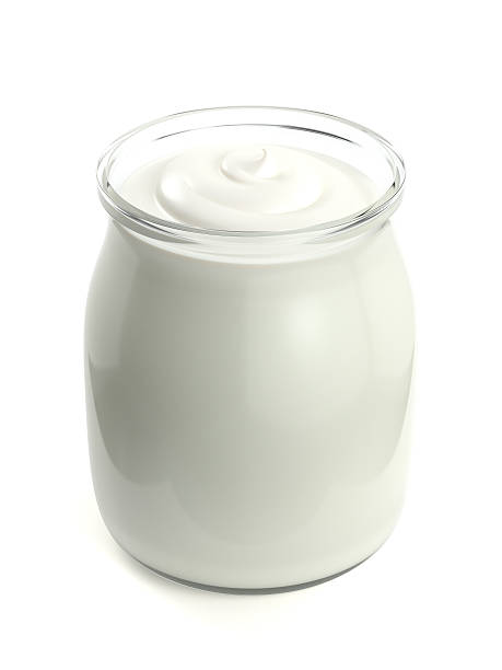 yogurt - yogurt container foto e immagini stock