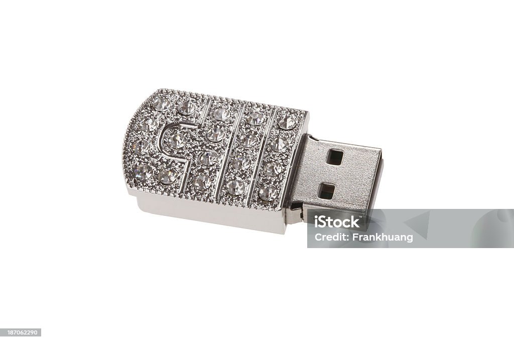 Usb-flash-Speicher, isoliert auf weiss backround - Lizenzfrei Accessoires Stock-Foto