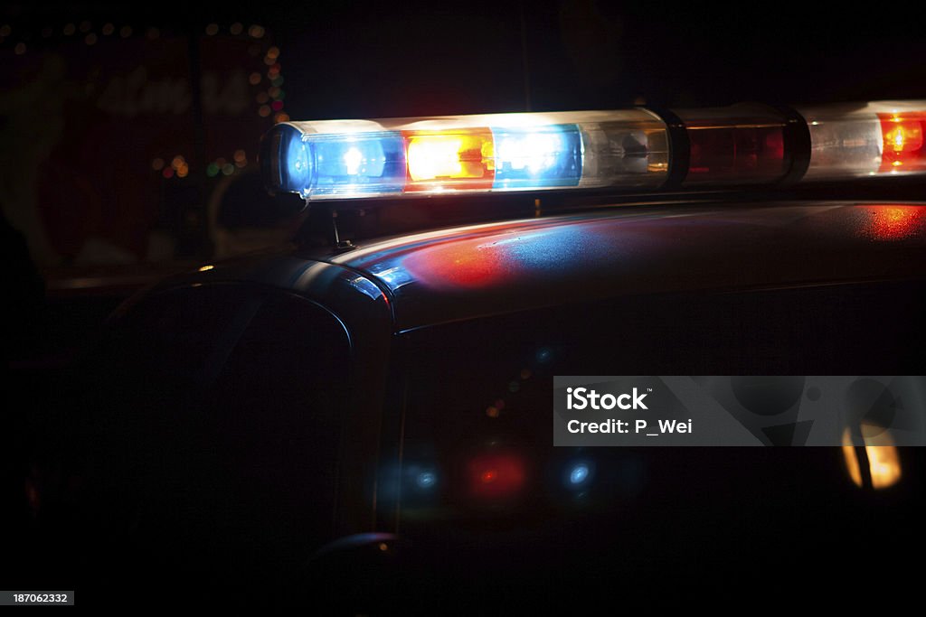 Police And Sirens Stock - Download Image Now - Accidents and Disasters, Blue, Car - iStock