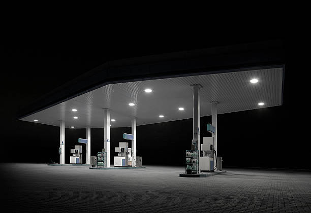 istock petrol station at night 187062368