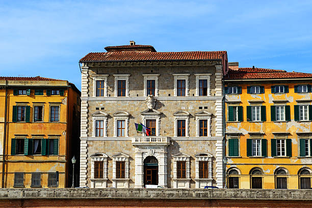 The San Ranieri luminary, an ancient tradition in Pisa, is a triumph of lights that outline the silouhette of the buildings overlooking the Arno river.