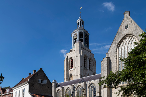 Sint-Gertrudiskerk (peperbus) church in Bergen op Zoom in the Netherlands.