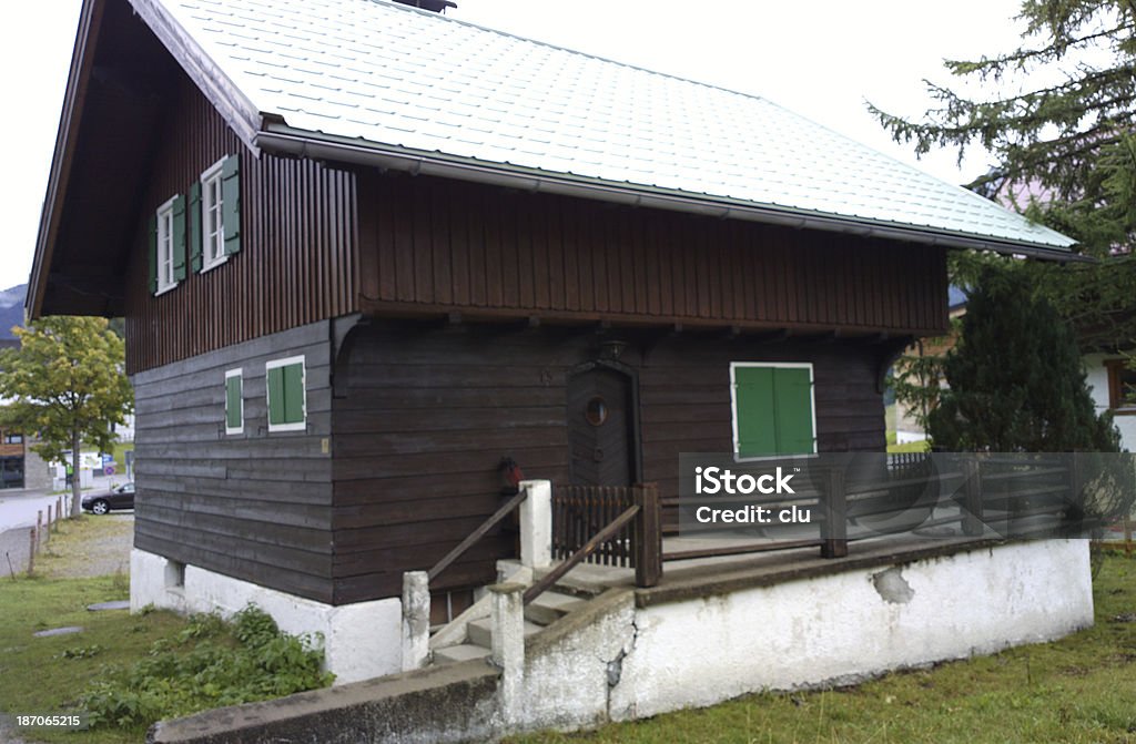 Block house Lakes in austria, Kleinwalsertal, Mittelberg Austria Stock Photo