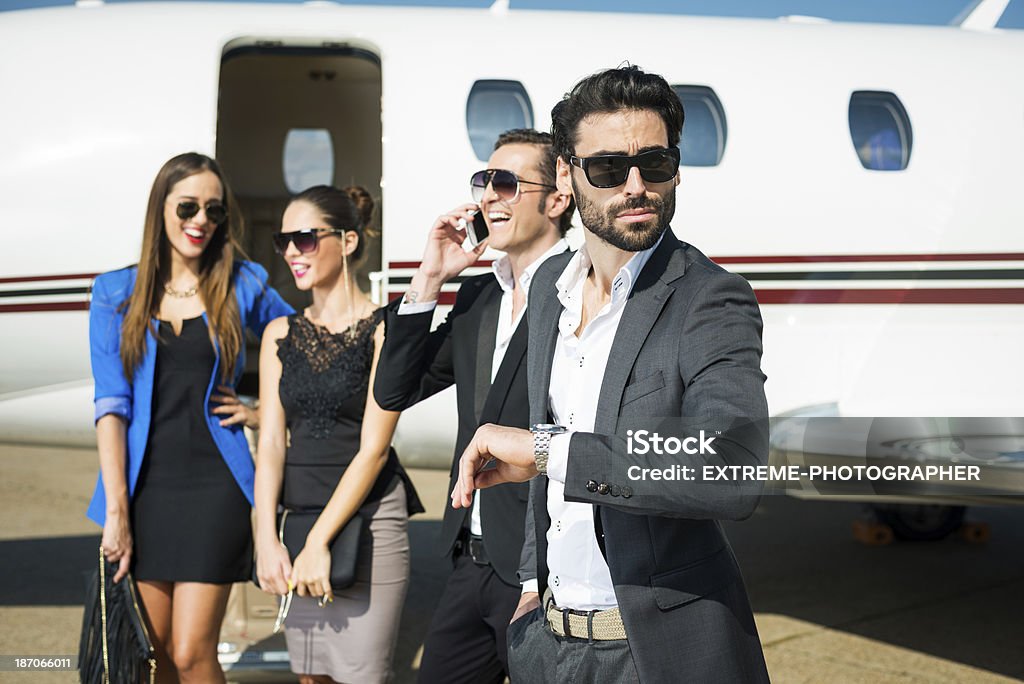 Herren Kollegen ersten - Lizenzfrei Allgemeine Luftfahrt Stock-Foto