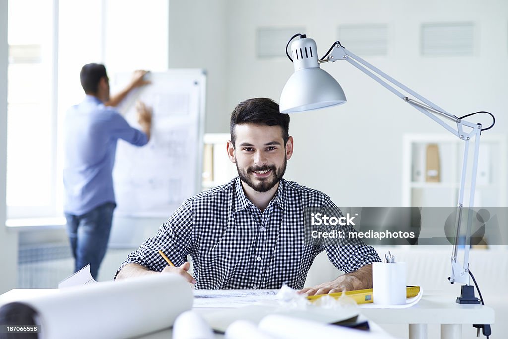 Zeichnung plan - Lizenzfrei Arbeiten Stock-Foto