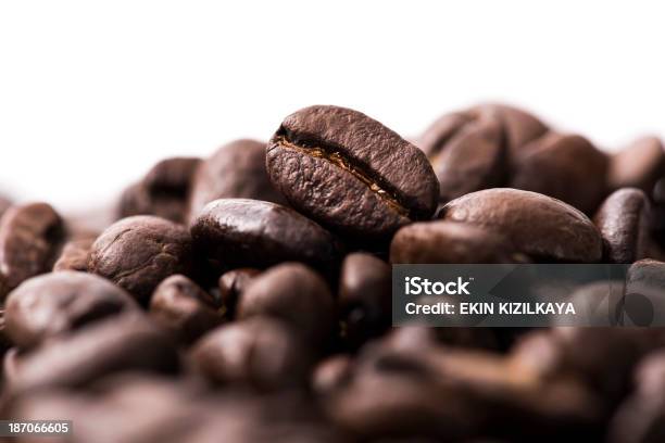 Kaffee Kaffeebohnen Stockfoto und mehr Bilder von Bildhintergrund - Bildhintergrund, Bildschärfe, Braun