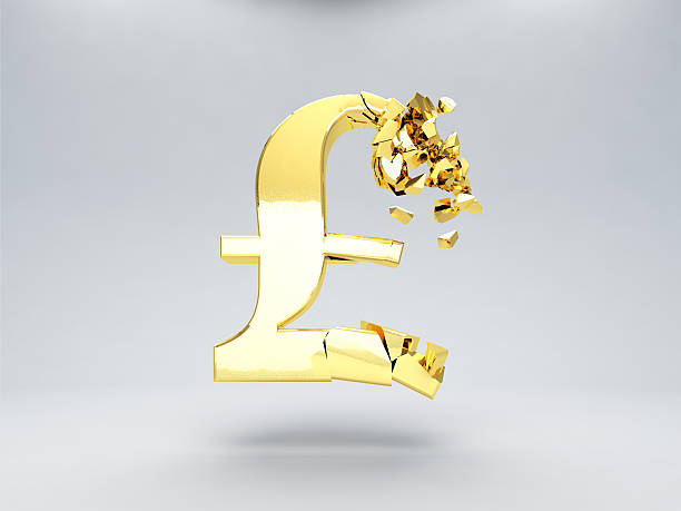 istock Crumbling Economy - Pound Sterling 187066695