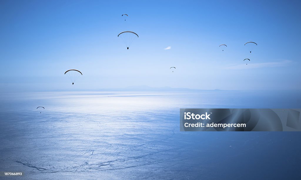 Céu e Paraglider - Royalty-free Atividade Foto de stock