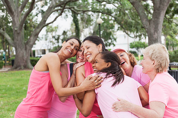 istock Breast cancer rally 187066984