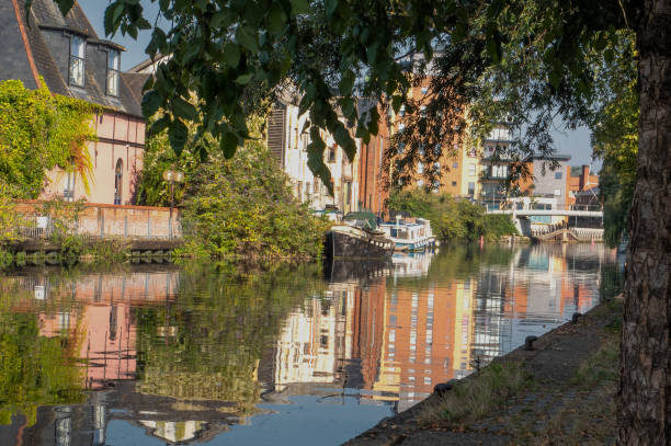 istock Peaceful scene along Wensum river in Norwich 1870671025