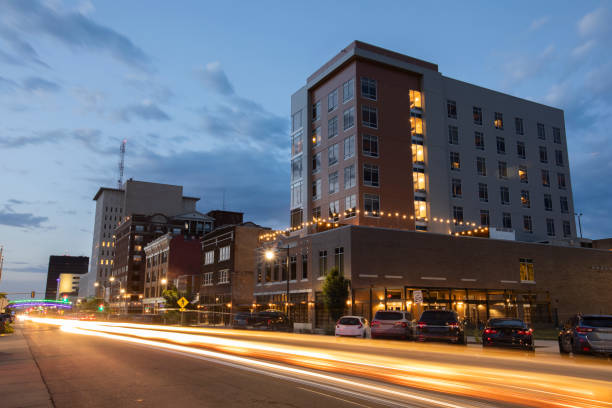 istock Historic Downtown Topeka Kansas at Twilight 1870674958