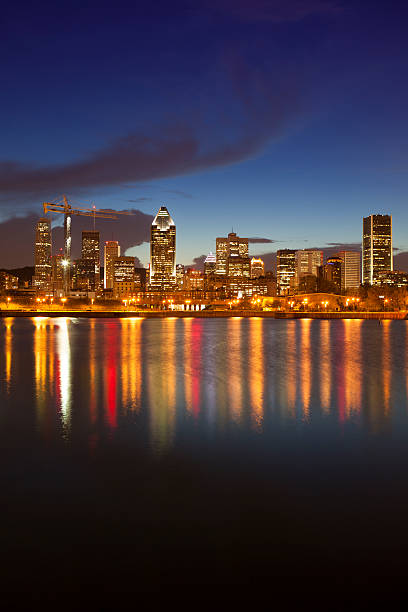 istock City skyline at night, Montreal, Canada 187068388