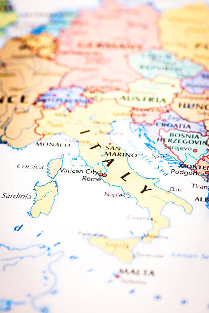 istock Map of Italy 187068857