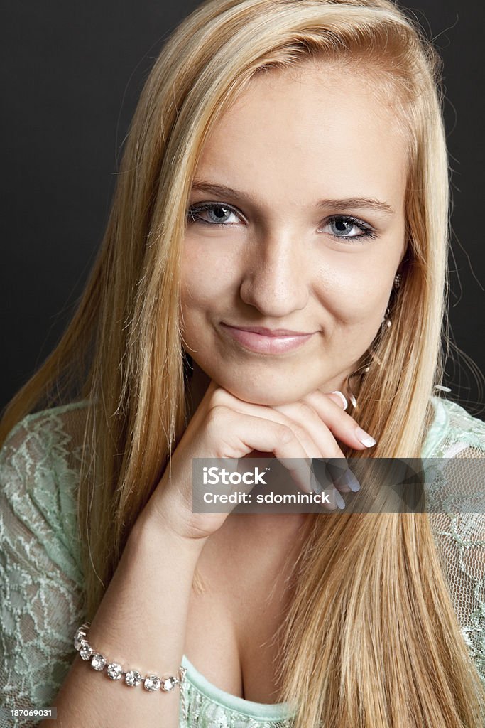 Retrato de uma bela Teen Menina - Royalty-free 14-15 Anos Foto de stock