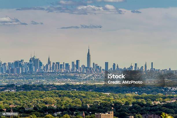 Midtown Manhattan In A Forest Stock Photo - Download Image Now - West Orange - New Jersey, Cityscape, Empire State Building