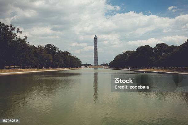 Centro Commerciale Washington Dc Con Il Memorial Test - Fotografie stock e altre immagini di Stile retrò