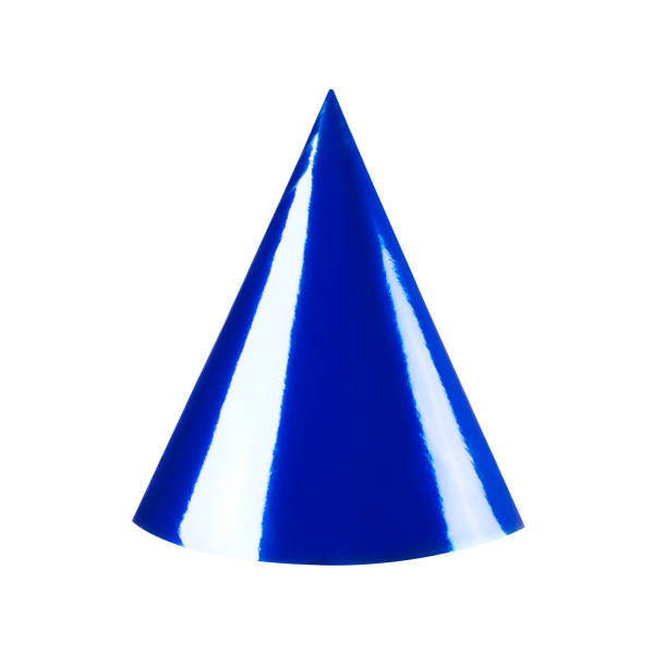 istock Blue birthday cap isolated on white background. Party hat. 1870740866