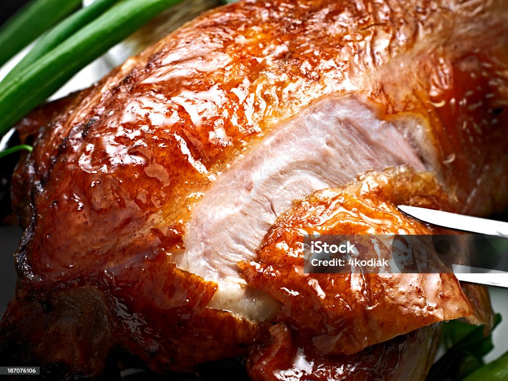 Pollo asado - Foto de stock de Pavo - Ave de corral libre de derechos