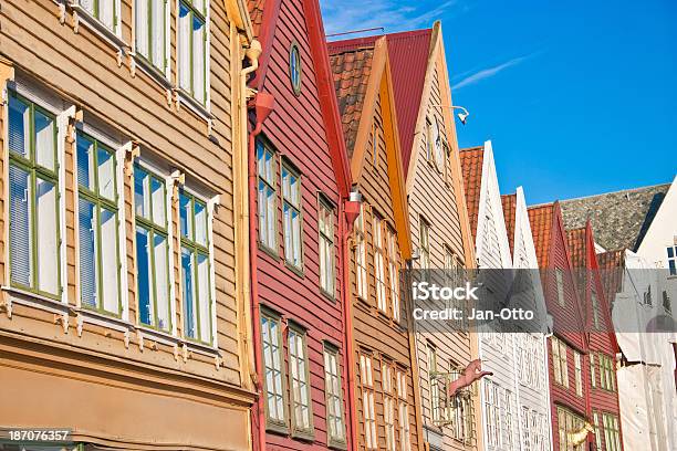 Bergen In Norwegen Stockfoto und mehr Bilder von Architektur - Architektur, Außenaufnahme von Gebäuden, Bauwerk