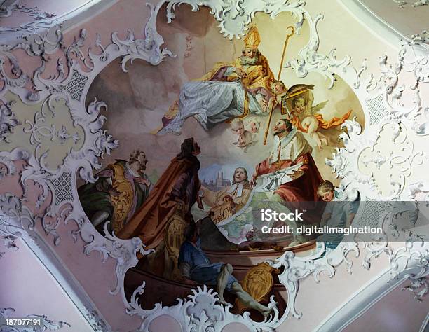 Monastyr Kościół W Rottenbuch Niemcy - zdjęcia stockowe i więcej obrazów Architektura - Architektura, Bez ludzi, Europa - Klasyczna postać mitologiczna