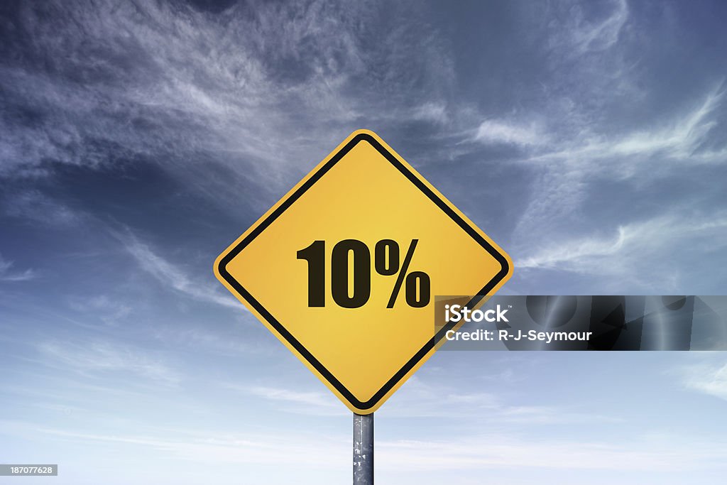 10% - Foto de stock de Amarillo - Color libre de derechos