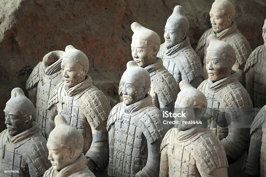 Guerriers de terre cuite - Photo de Anthropomorphisme libre de droits