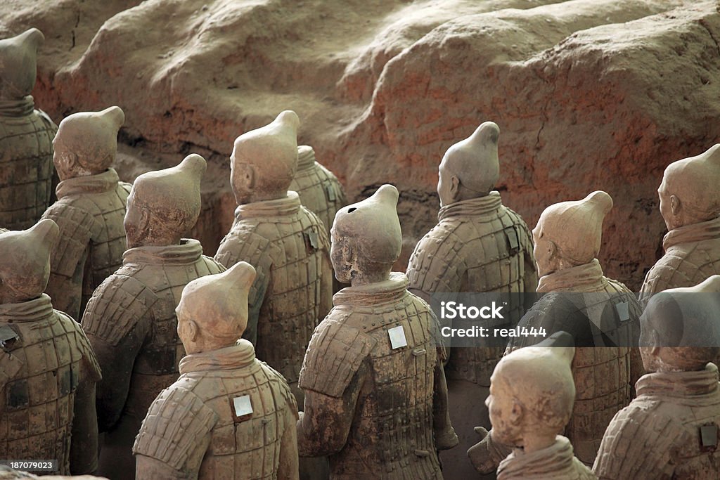 Terracota Warriors - Foto de stock de Anticuado libre de derechos