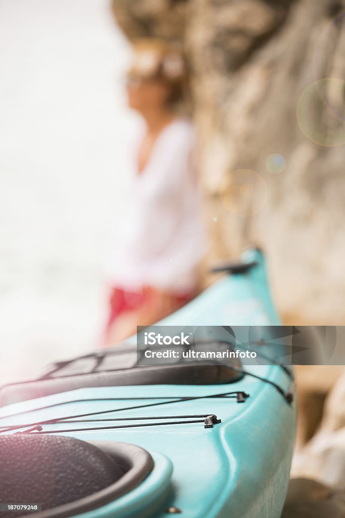 Море на каяке на пляж - Стоковые фото Адриатическое море роялти-фри