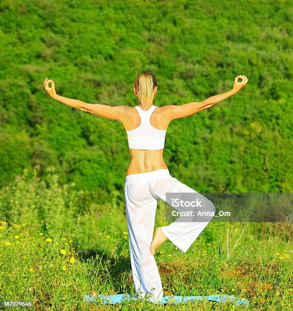 Yoga Outdoor Stock Photo - Download Image Now - Active Lifestyle, Adult, Balance