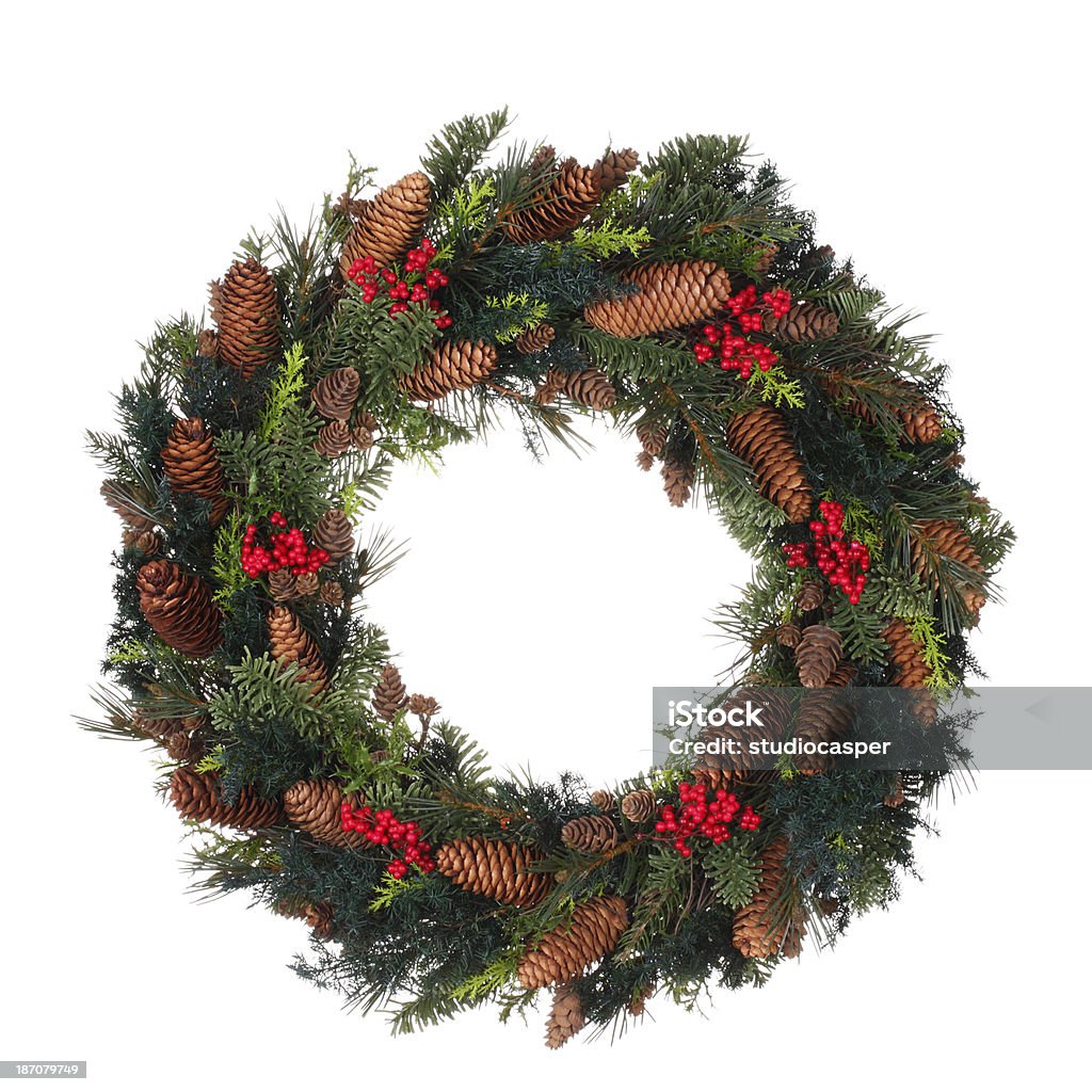 Couronne de Noël - Photo de Couronne florale libre de droits