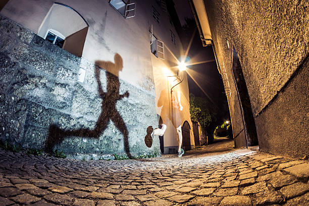 istock City Running at Night 187079777